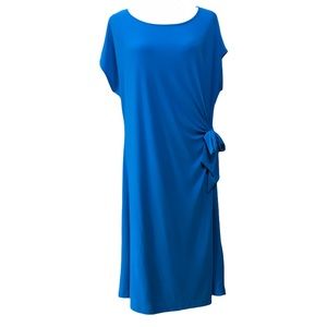 DKNY Knot Front Knee Length Shift Dress XL